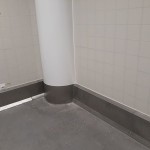  Stainless steel concrete skirting boards